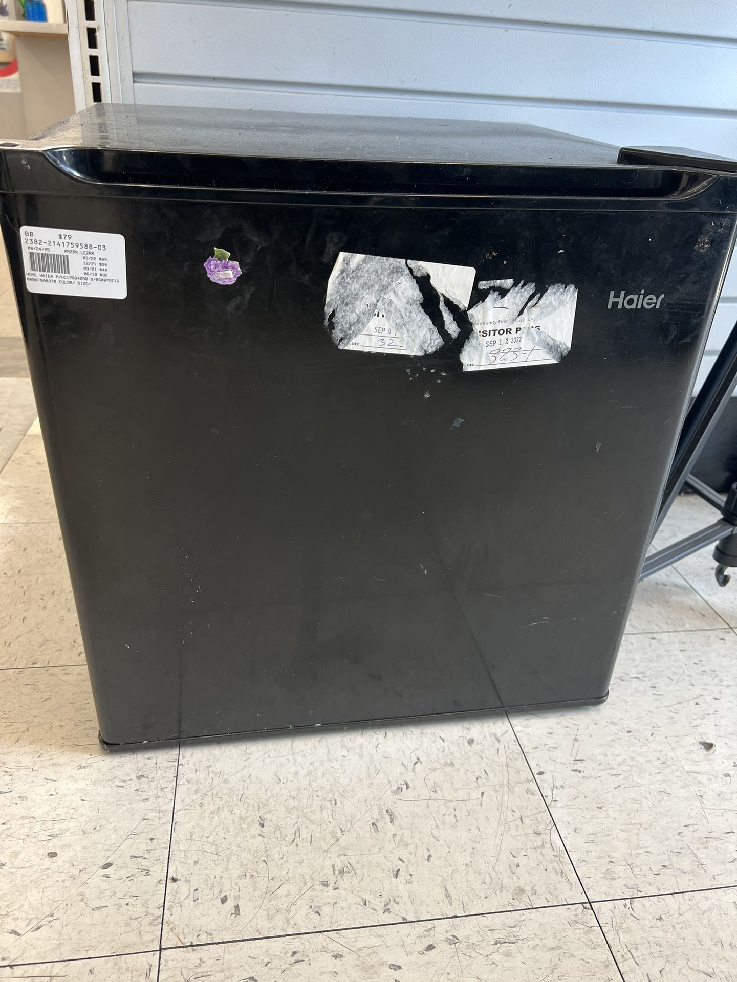 haier mini fridge