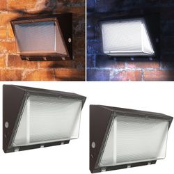 Brand new! 2 pack! Sunco 120W LED Wall Pack Light with Dusk-to-Dawn Feature