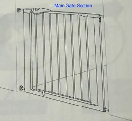 Walk Thru Safety Gate Baby & Pets