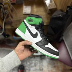 AIR JORDAN 1 RETRO HIGH OG DZ5485 031 BLACK/LUCKY GREEN-WHITE NOIR BLANC/VERT IRLANDAIS