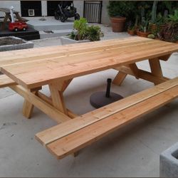 Custom Made Garden And Picnic Tables. 