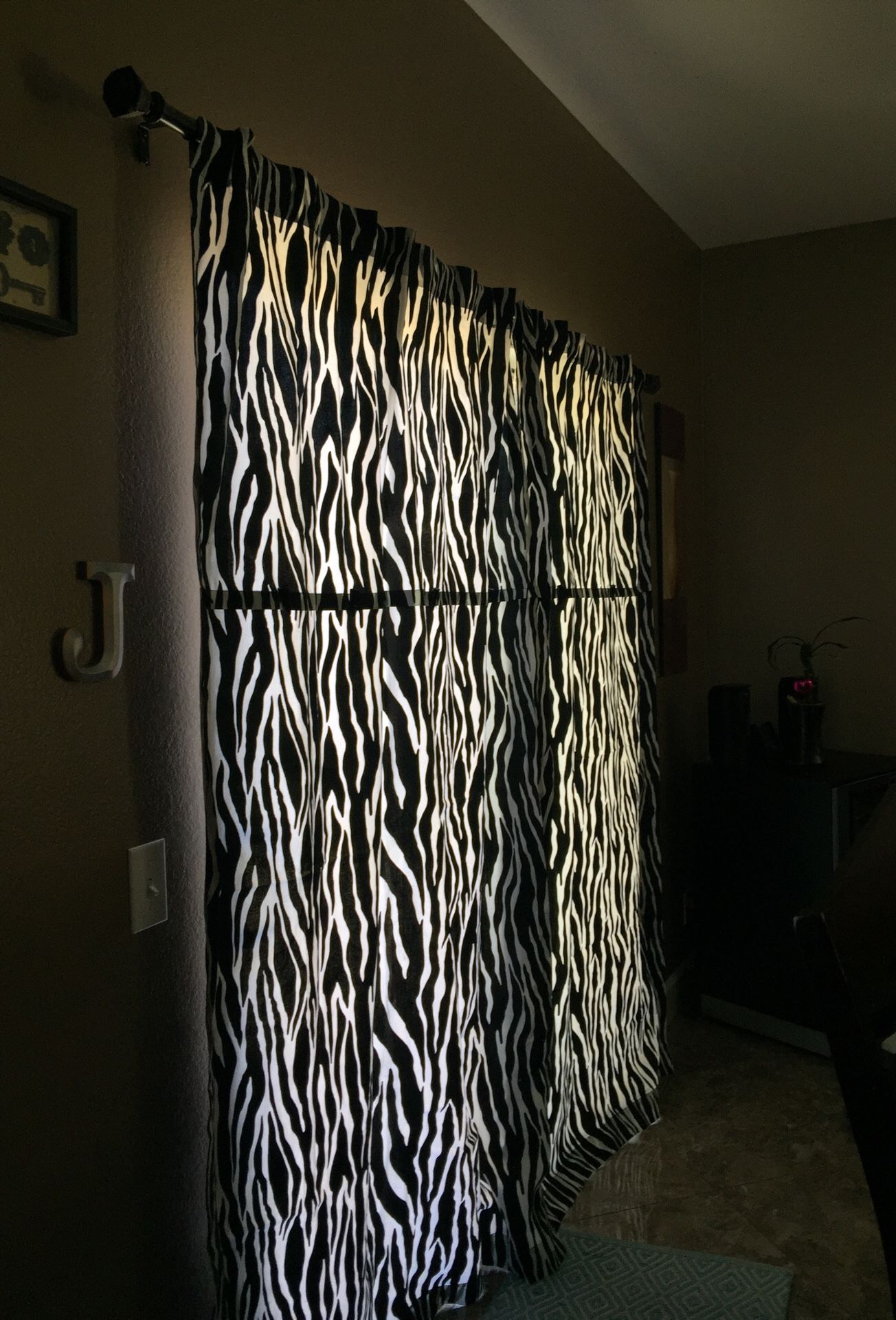 Zebra Curtains for sale