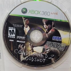 Xbox 360 Condemned Bloodshot 2 Game