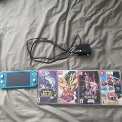 Nintendo Switch Lite + Games