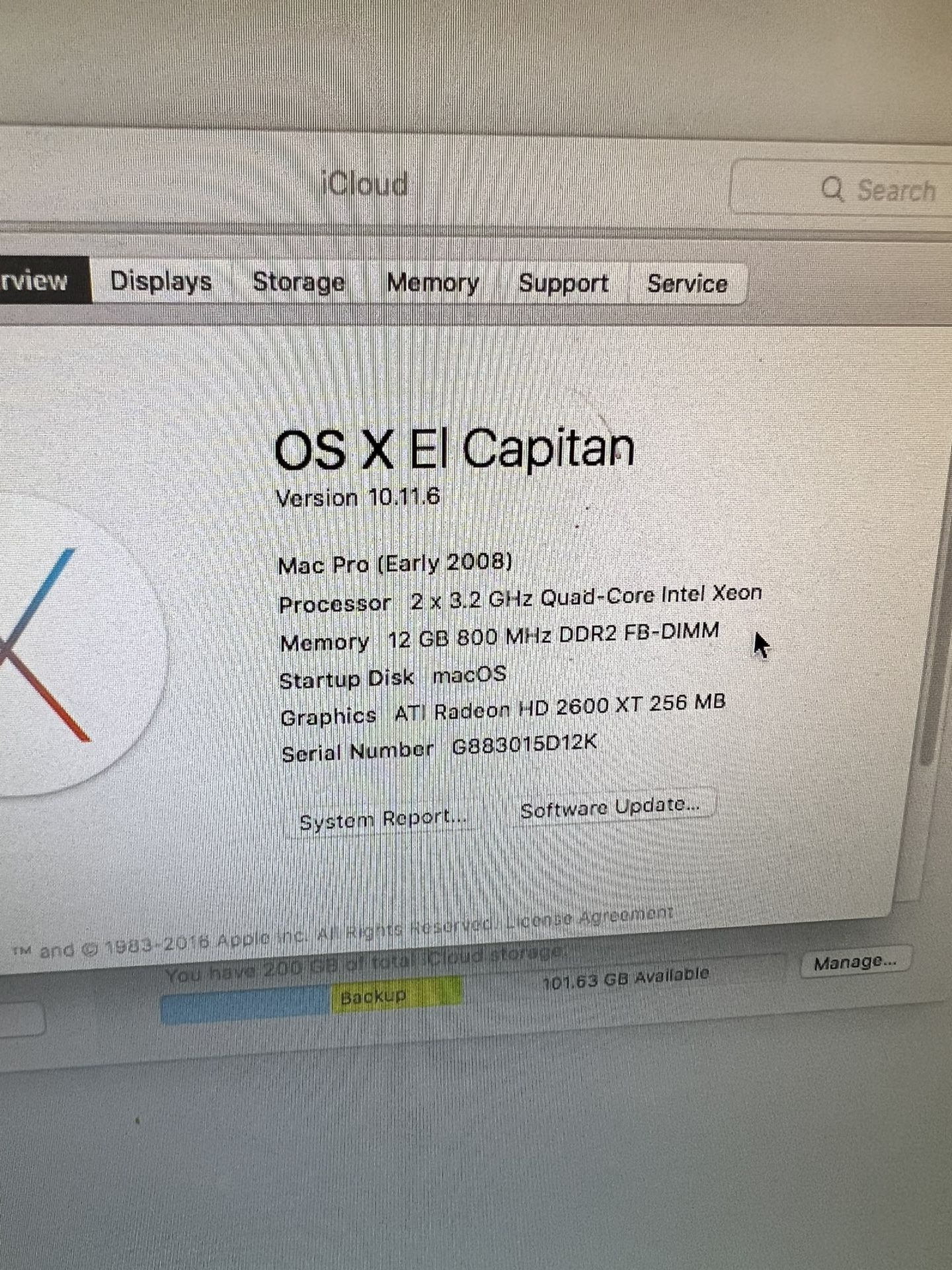Apple Mac Pro 3,1 - 3.2 GHz Intel Xeon 8-core, 4GB RAM