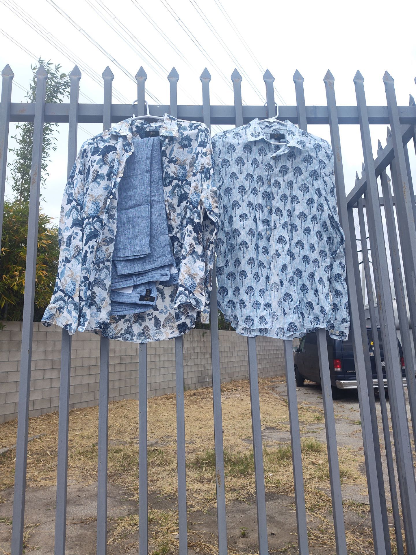 Linen Club Room Luxury Shirts and Pants 36W 32L