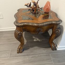 Coffe Table Marble And Glass Top