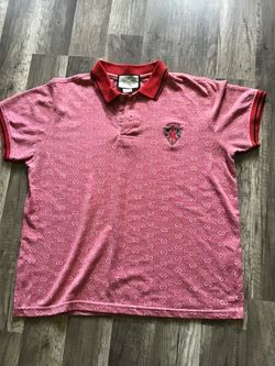 Red Short Sleeve GG Polo Size M