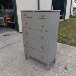 Gray Wood Chest 