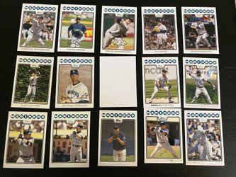 Lot Of 14 2008 Seattle Mariners Topps Cards