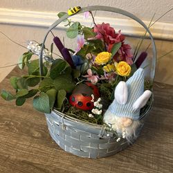 Spring Floral Basket