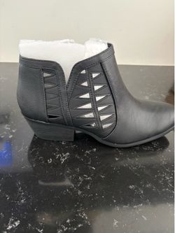 Women’s black booties, Marco republic brand, new in box, size 10