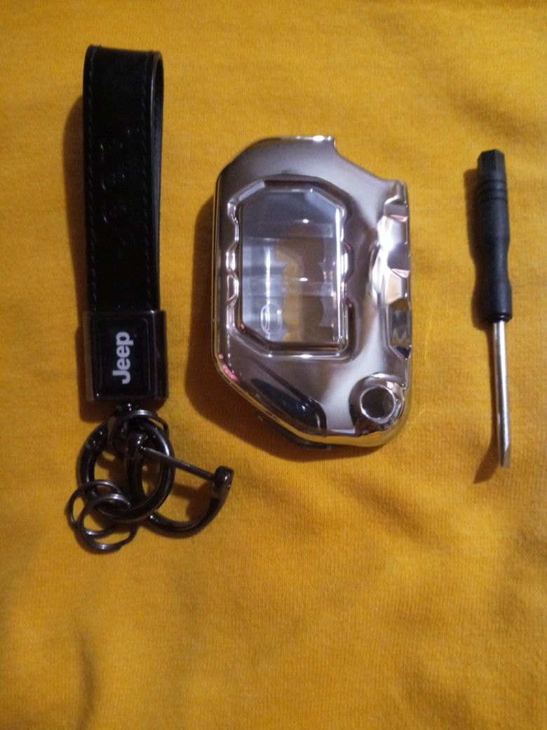 Jeep Key Ring With Key Fob Case