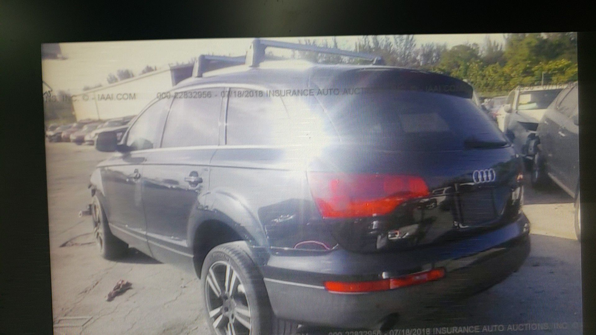 2009 Audi Q7, FOR PARTS ONLY
