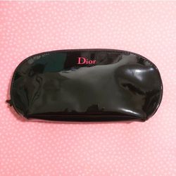 Dior Patent Leather Makeup Case
