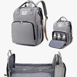 X W EI UNION Diaper Baby Bag Backpack with Changing Station Changing Pad Nursing Bag Baby Shower Tote Bottle Bag Waterpro