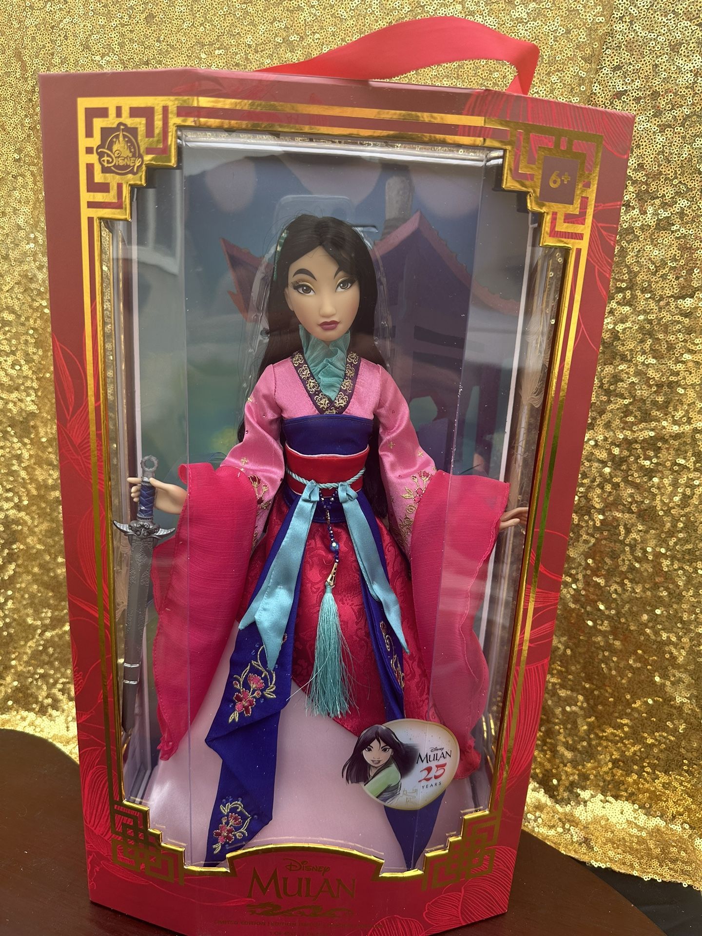 Disney Store Disney Mulan 25th Anniversary Limited Edition Doll