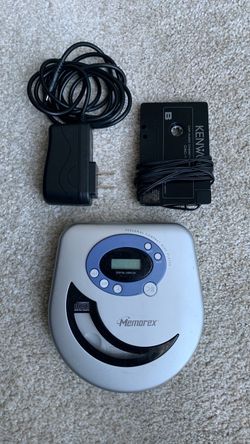 Portable CD Player with AC Charger and tape adapter