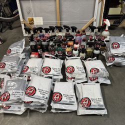 Adam’s Ethos Car Guys Huge Car Detailing Lot of supplies