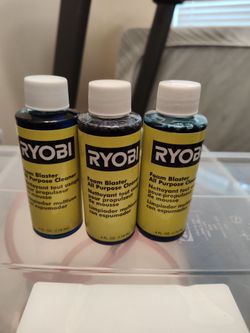 Ryobi foam blaster detergent 4 oz each