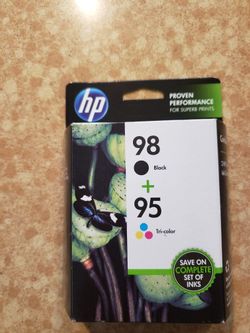 HP Ink. 98 + 95 Black And Tri COLOR