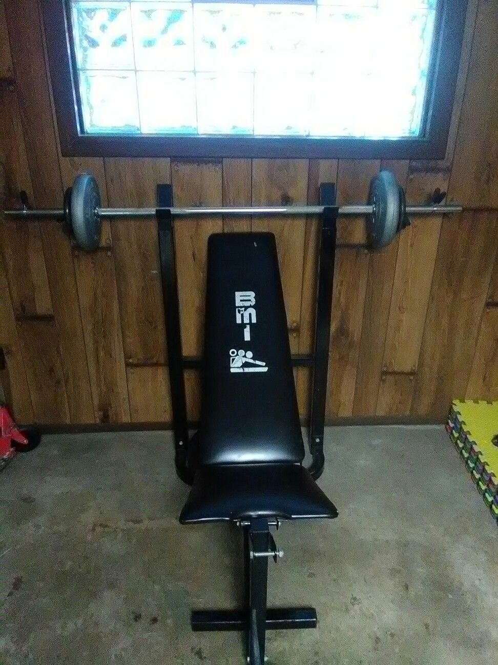 Weight bench set