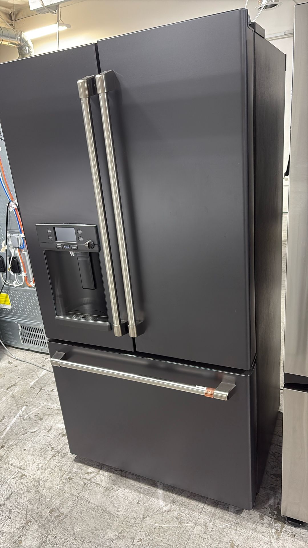 GE Cafe Counterdepth French Door Refrigerator With Hot Water Dispenser And Precision Fill Features