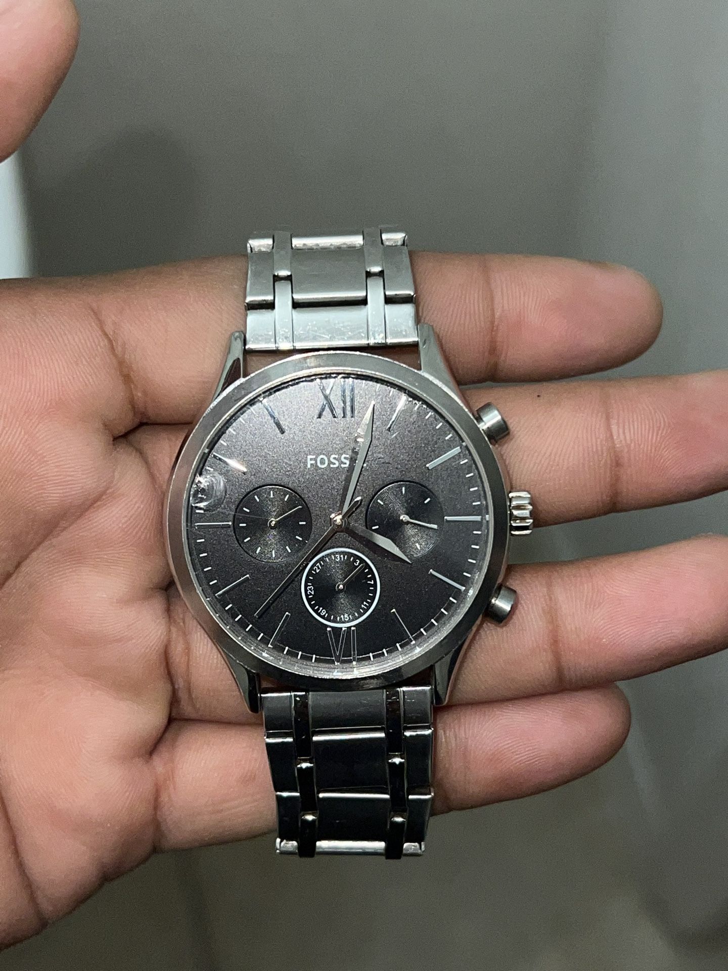 Male 44M Fossil Watch (Used) - Fenmore Multifunction Stainless Steel