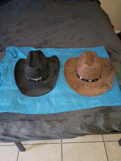Cowboy hat black and brown