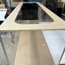 72x24x24 3/4” Peninsula Tank with external overflow