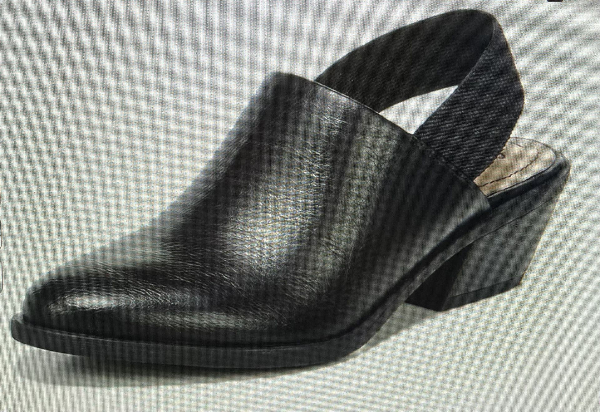 New in Box Black Mules/Sandals