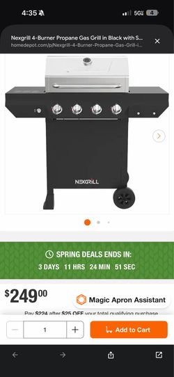 Next Grill 4 Burner Grill