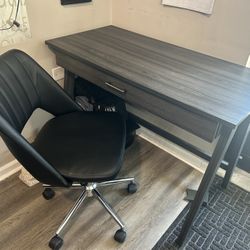 Small Desk And Chair Set 