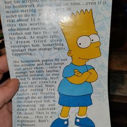 Super Nintendo Instructional Booklet Bart's Nitmare