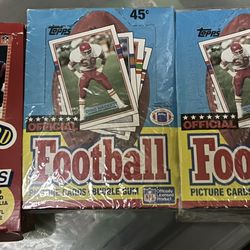 1989 Topps Football Boxes 1989 Proset