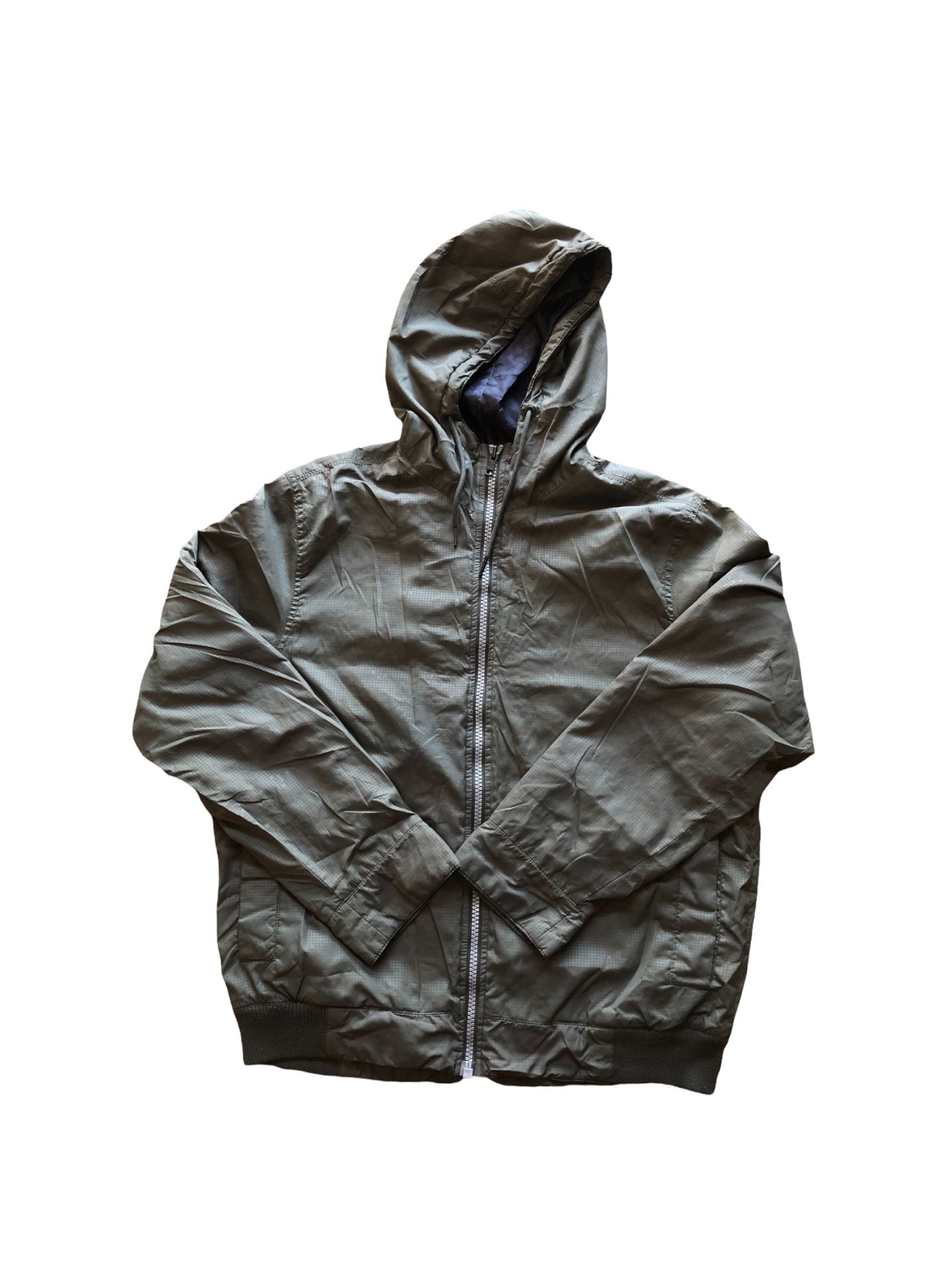 Mossimo Green Zip Up Windbreaker