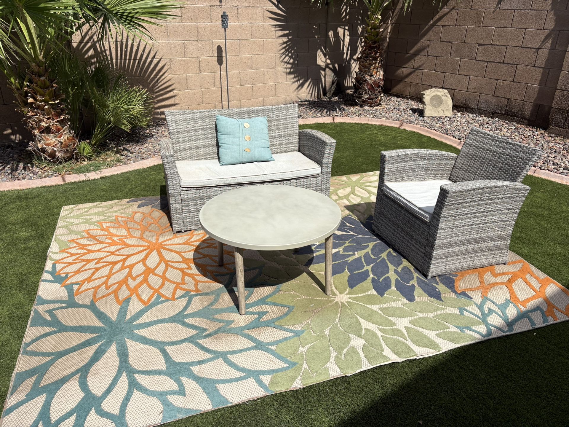 Wicker Patio Furniture Set