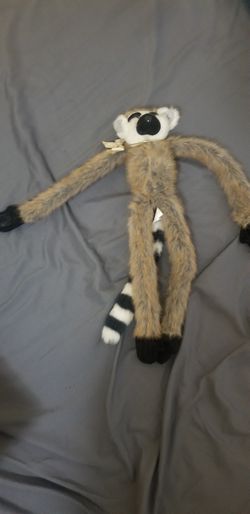 Plush leemer with velcro hands/feet
