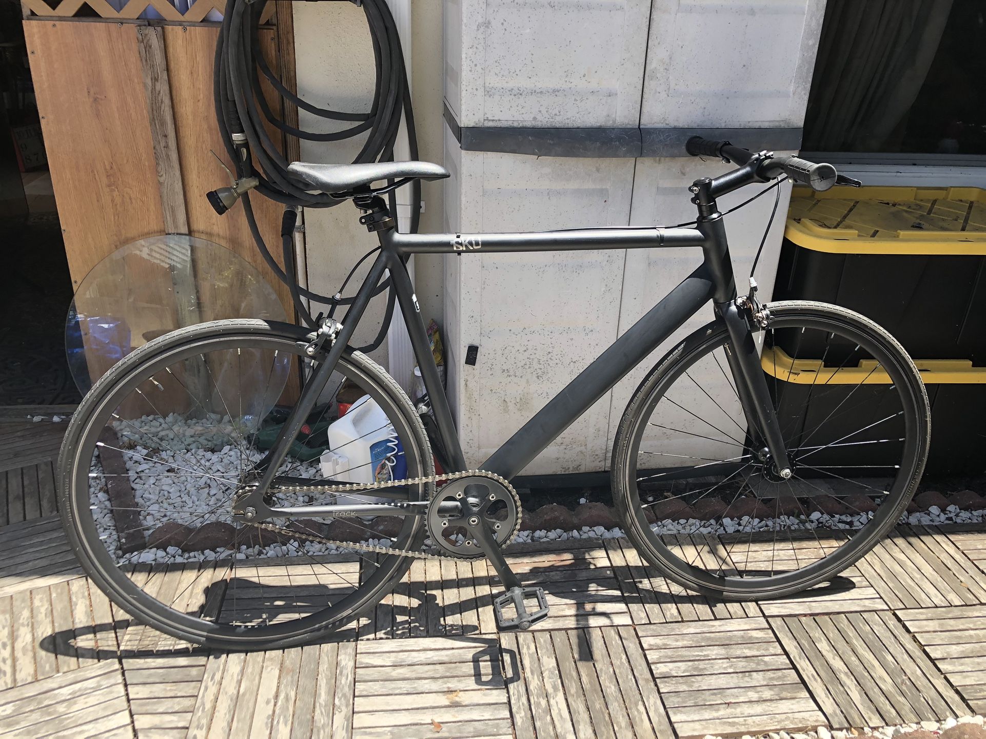 6KU Dual Fixie/Cassette Road Bike