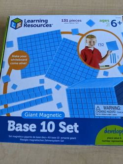 Learning Resources Giant Magnetic Base 10 Set