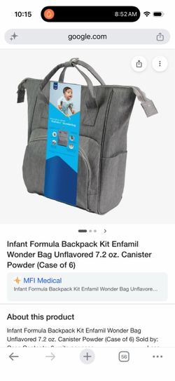 Enfamil Wonderbag (formula backpack)