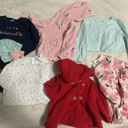 A Bundle Of Clothes For Girls Size 12-24M, In Really Good Condition