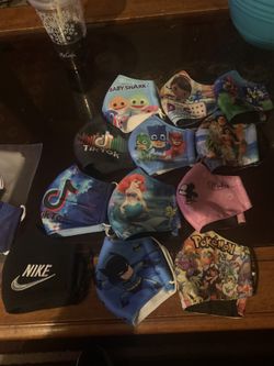 Lots Of Face Masks For Adult And Kids