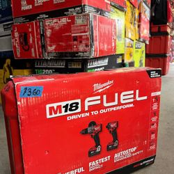 MILWAUKEE M18 IMPACT & DRILL FUEL BRUSHLESS KIT $349