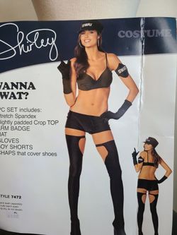 Shirley SWAT Halloween Costume Set Size M/L