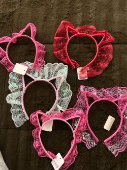 Lace cat ears