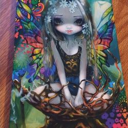 New 8.5" x 5.5" Rainbow Fairy Hardcover 120 Page Lined Journal