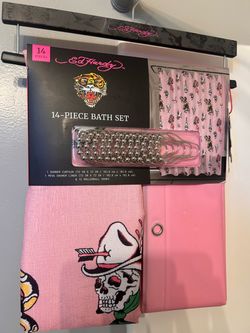 Ed Hardy 14-Piece Bath Set
