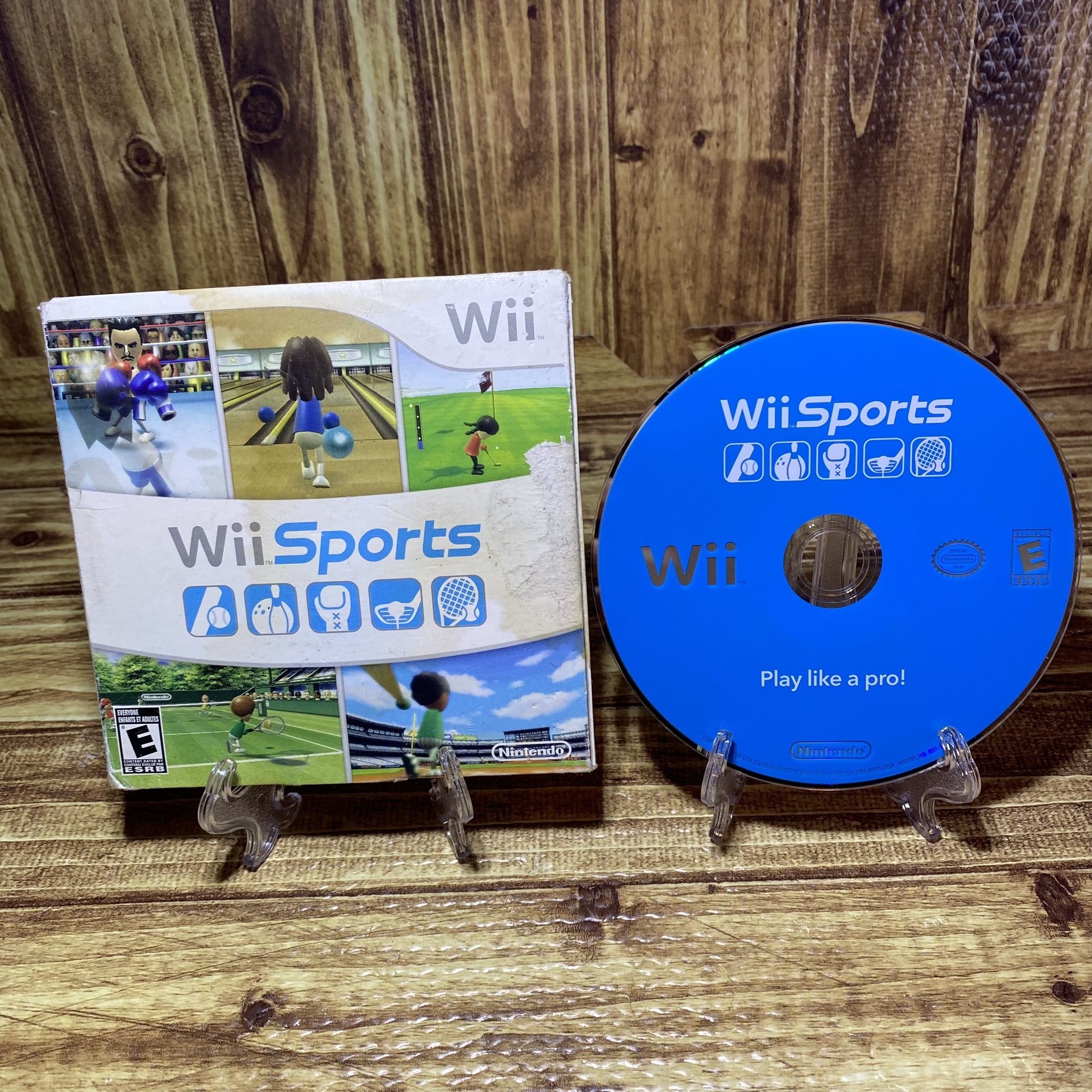 Nintendo Wii Sports Game 2006 Disc Cardboard Sleeve Tested Working No Manual
