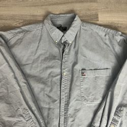 Vintage Ralph Lauren Polo Chambray Oxford XL Shirt 